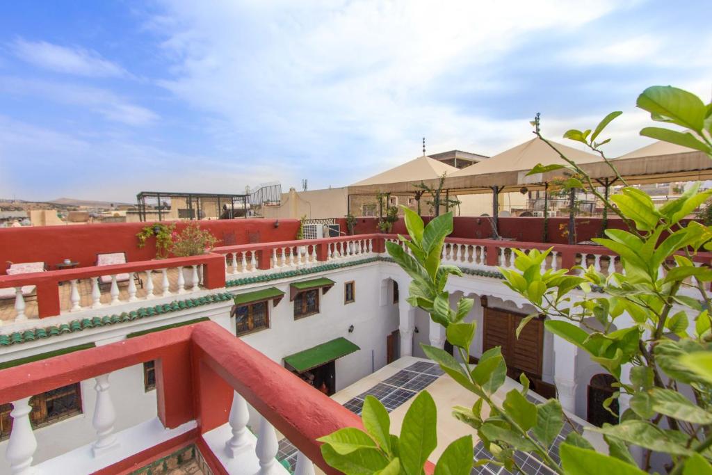 Balkón nebo terasa v ubytování Riad Dar Skalli & SPA