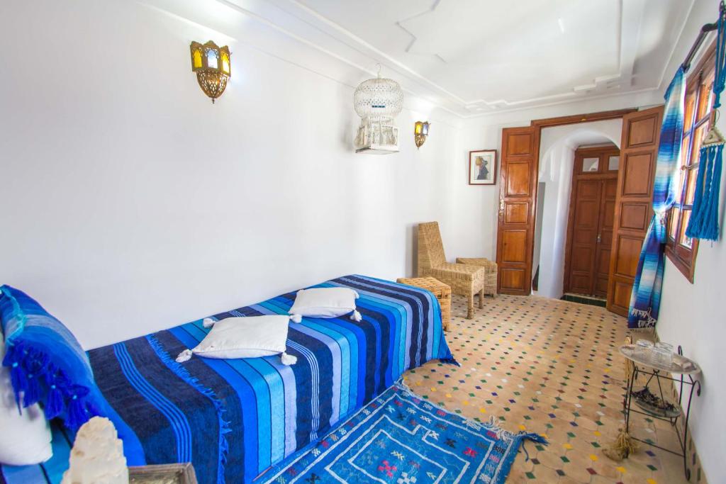 Posezení v ubytování Riad Dar Skalli & SPA