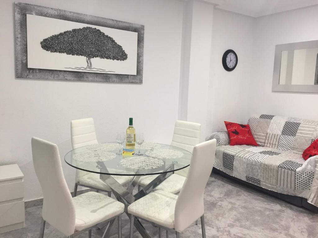 Posezení v ubytování Seafront Dream Apartment