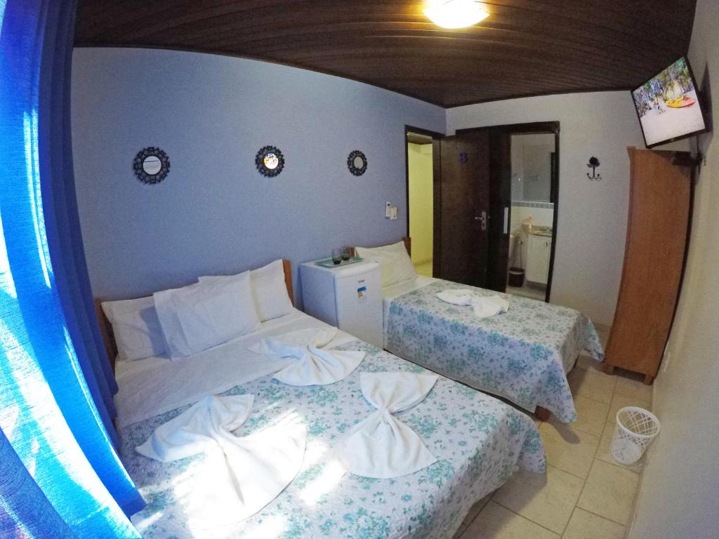 Postel nebo postele na pokoji v ubytování Azul del Mar
