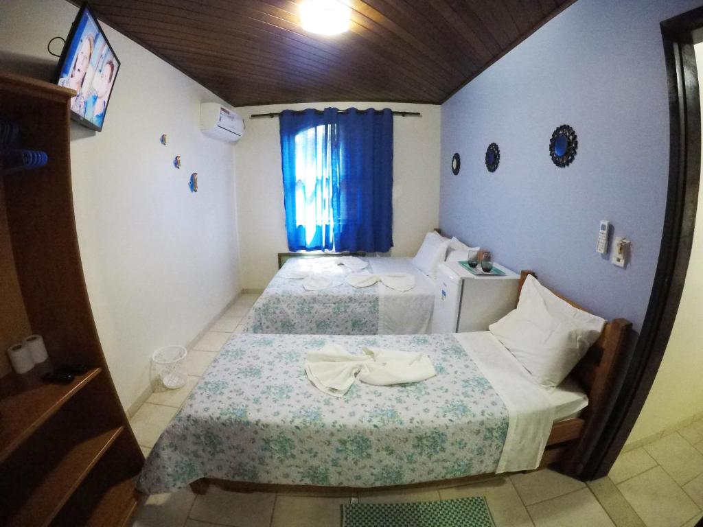 Postel nebo postele na pokoji v ubytování Azul del Mar