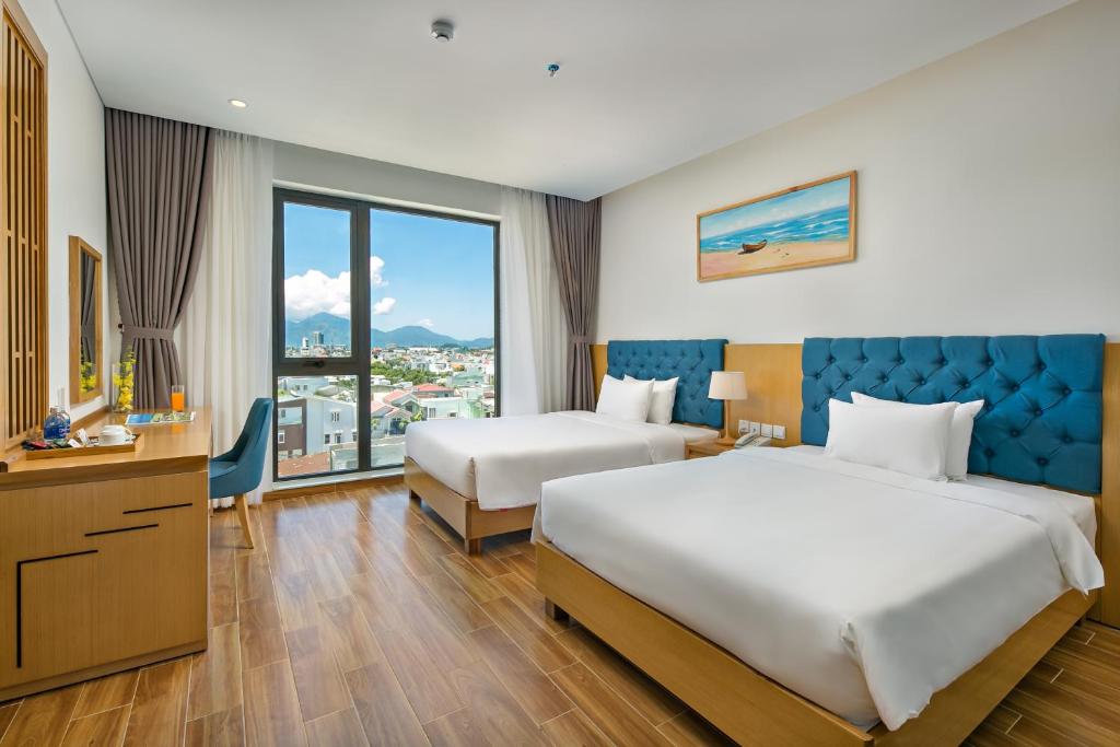 Studio 2 Giường Đơn Nhìn Ra Thành Phố