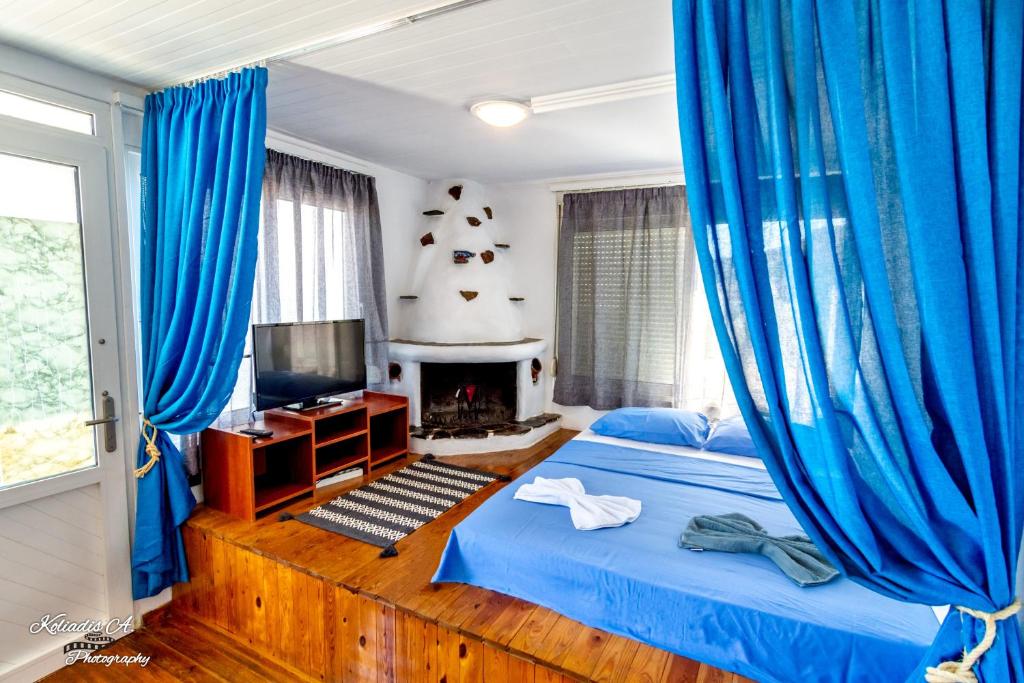 Postel nebo postele na pokoji v ubytování Riva Del Mare