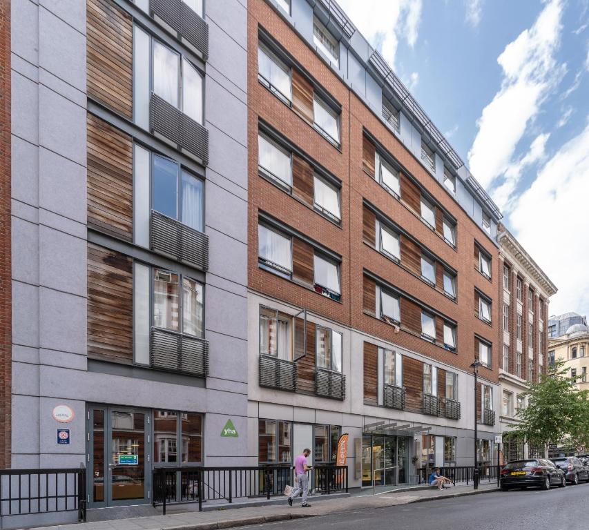 a rendering of a building on a city street at YHA London Central in London