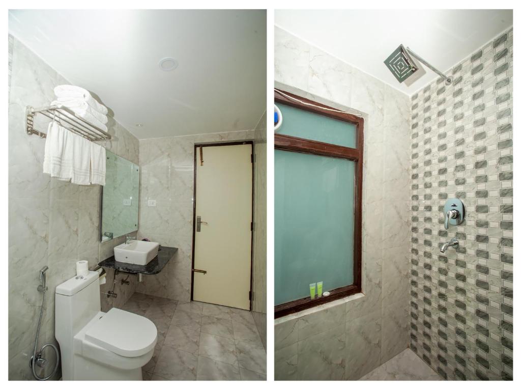 Koupelna v ubytování Aryatara Kathmandu Hotel