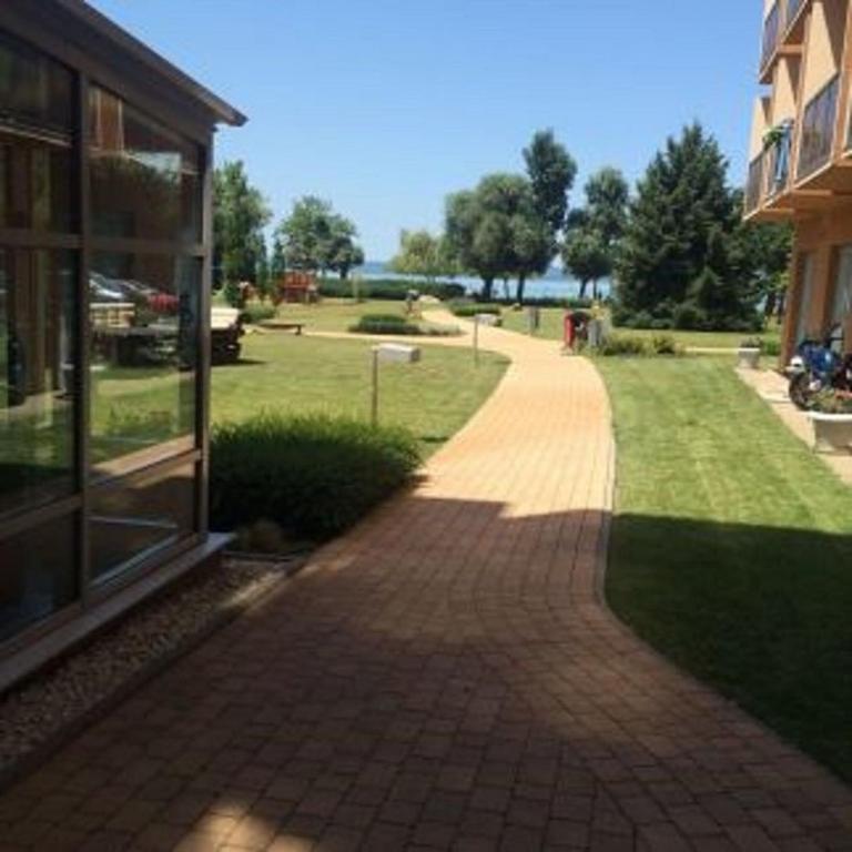 Zahrada ubytování Sunrise Apartman