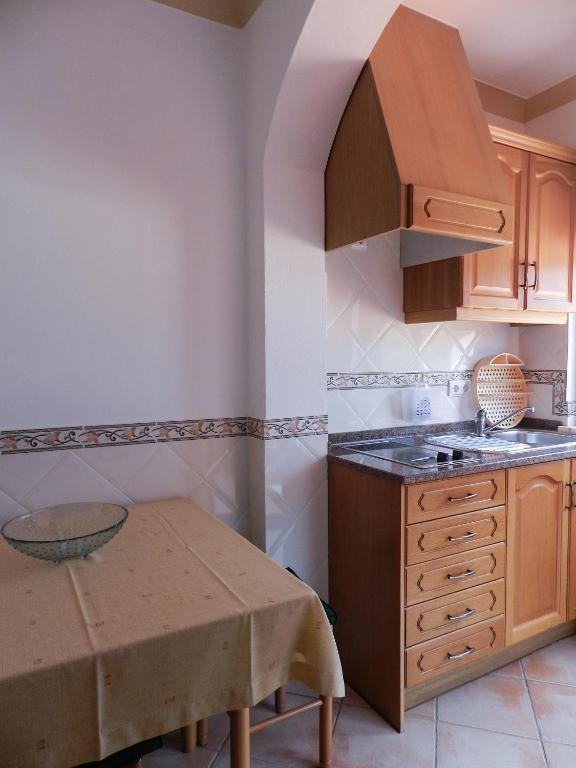 Kuchyň nebo kuchyňský kout v ubytování Residencia Julio
