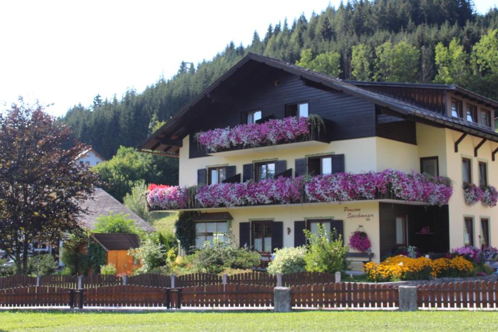 Zahrada ubytování Pension Speckmoser