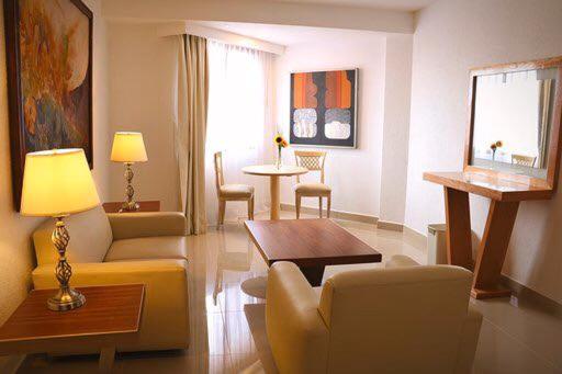 Posezení v ubytování Hotel Laffayette Ejecutivo