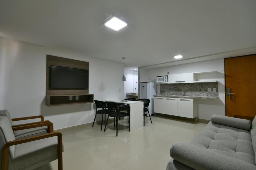 A cozinha ou cozinha compacta de Littoral Gold Flat
