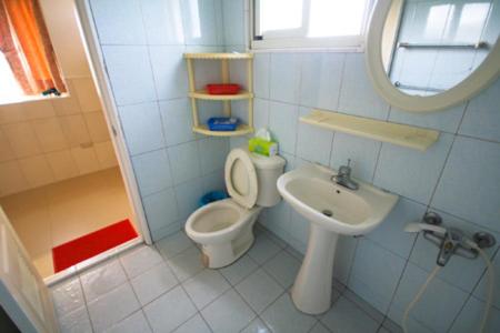 Koupelna v ubytování HaiAn Xian Homestay