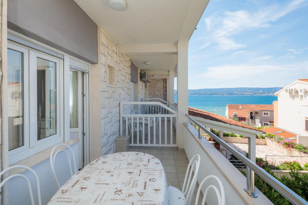 Balkón alebo terasa v ubytovaní Apartments and Rooms Denis