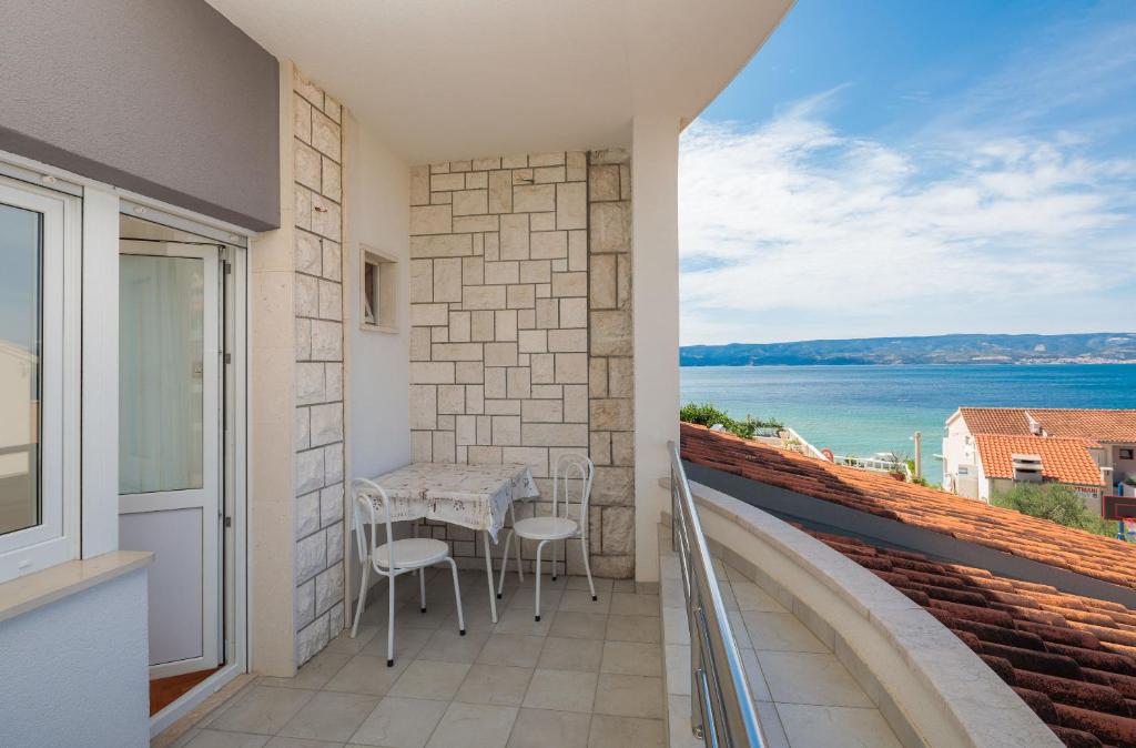 Balkón alebo terasa v ubytovaní Apartments and Rooms Denis