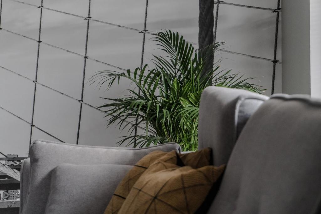 Posezení v ubytování Apartamenty Tychy Barona