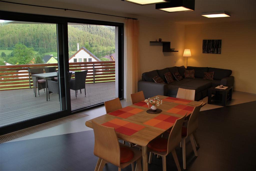 Posezení v ubytování Apartmány Hutisko 769