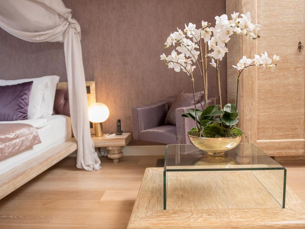 Postel nebo postele na pokoji v ubytování Hotel Forza Mare