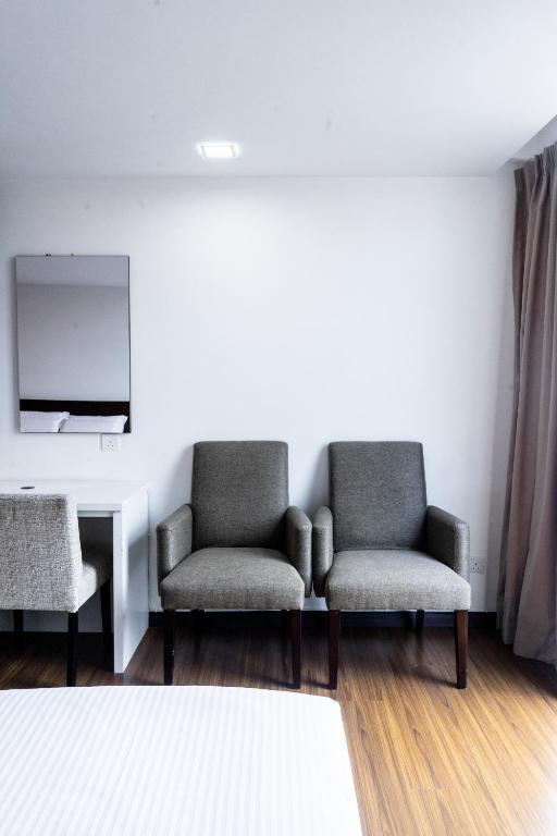 Posezení v ubytování Classy Studio Apartment (KBCP)