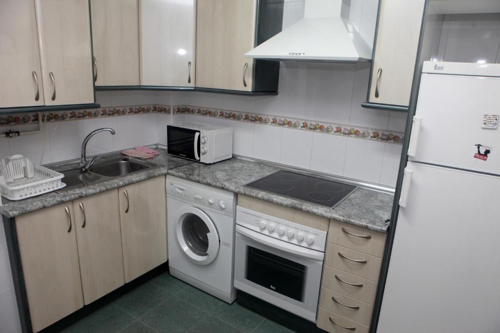Kuchyňa alebo kuchynka v ubytovaní Apartamento Castilla