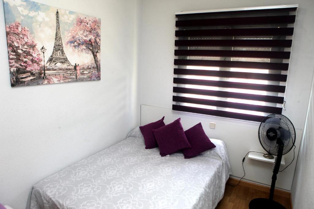 Posteľ alebo postele v izbe v ubytovaní Apartamento Castilla