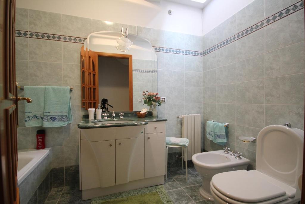 Koupelna v ubytování B&b Cortile Aurora
