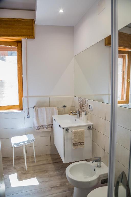 Koupelna v ubytování B&b Cortile Aurora