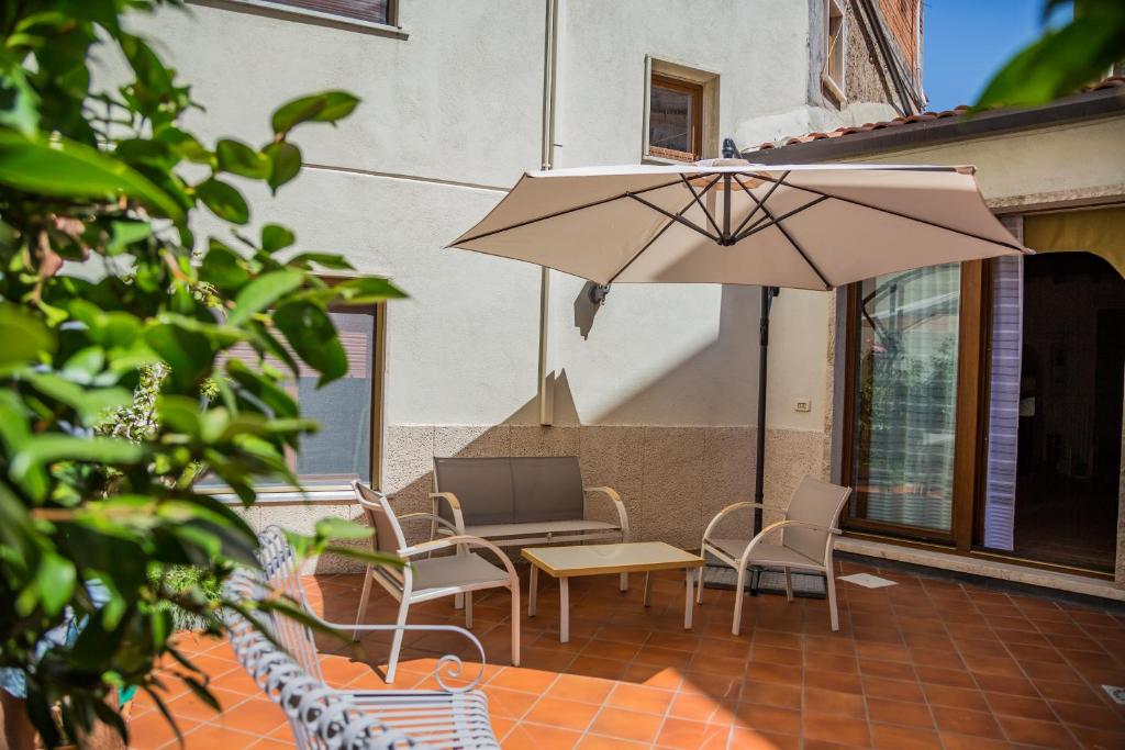 Patio nebo venkovní prostory v ubytování B&b Cortile Aurora