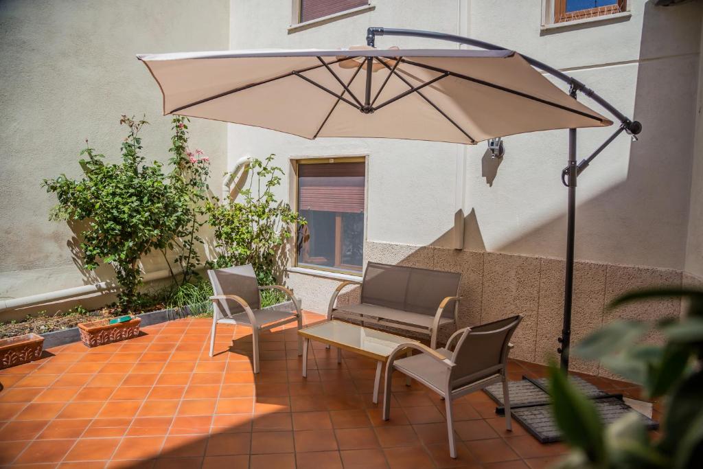 Patio nebo venkovní prostory v ubytování B&b Cortile Aurora