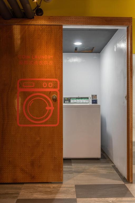 Kuchyň nebo kuchyňský kout v ubytování Bouti City Capsule Inn