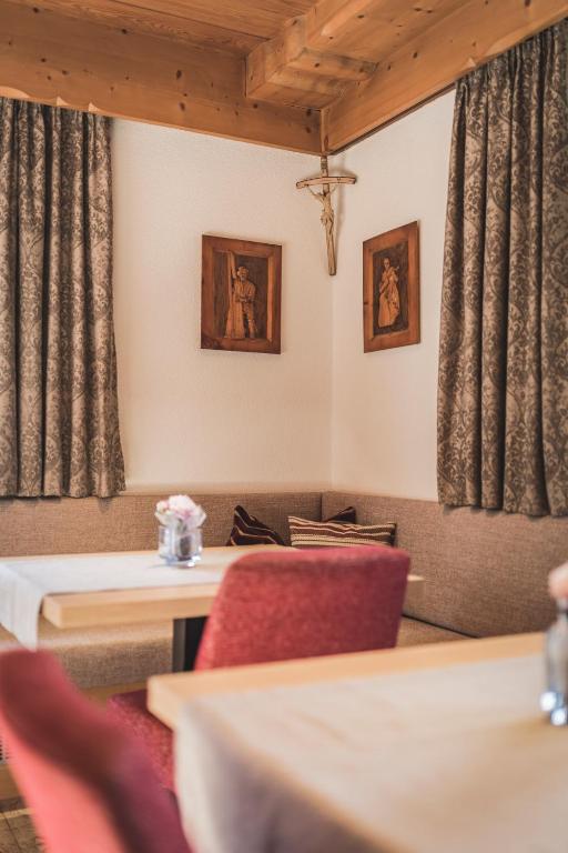 Posezení v ubytování Haus Kristall