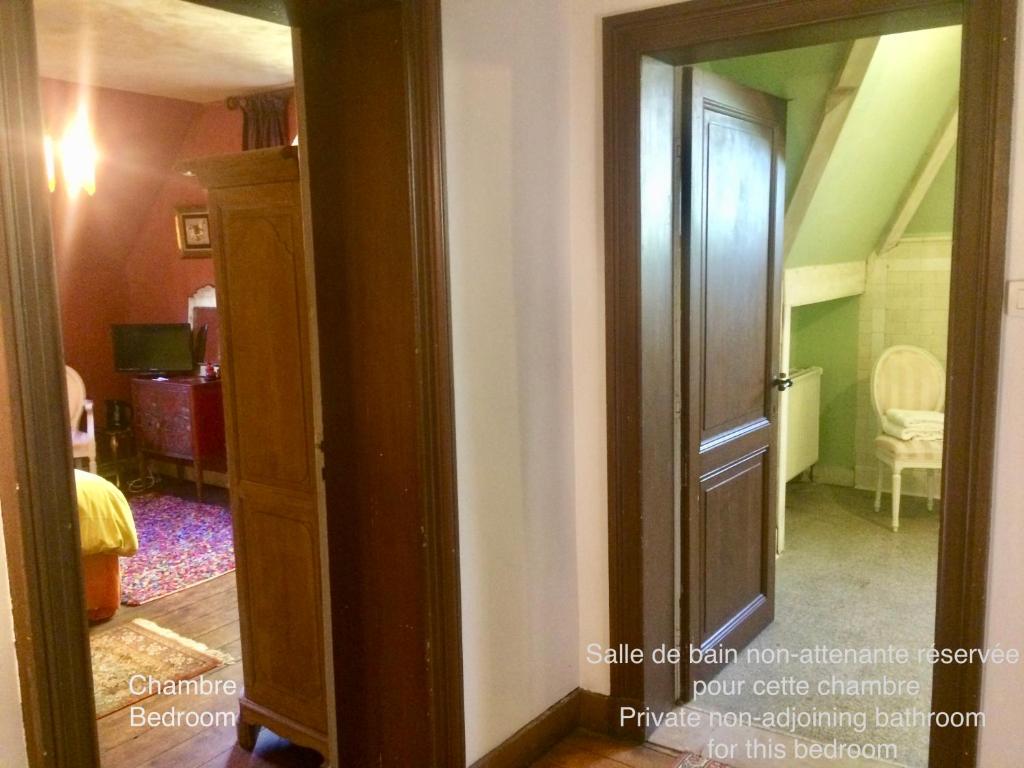 Koupelna v ubytování B&B Villa le Vert-Bois