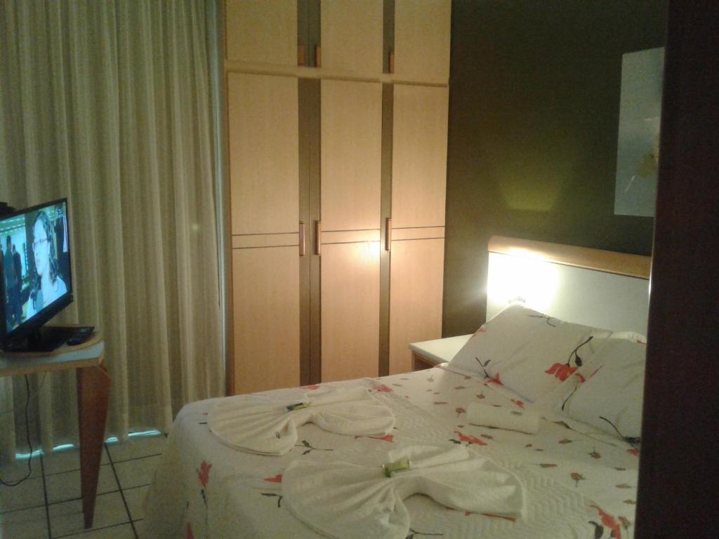 Postel nebo postele na pokoji v ubytování Apart Quartier Latin Hotel