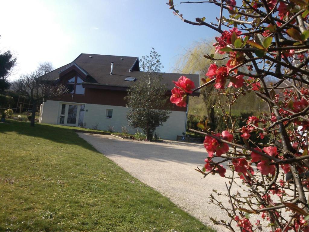 Zahrada ubytování Chalet La Bachole