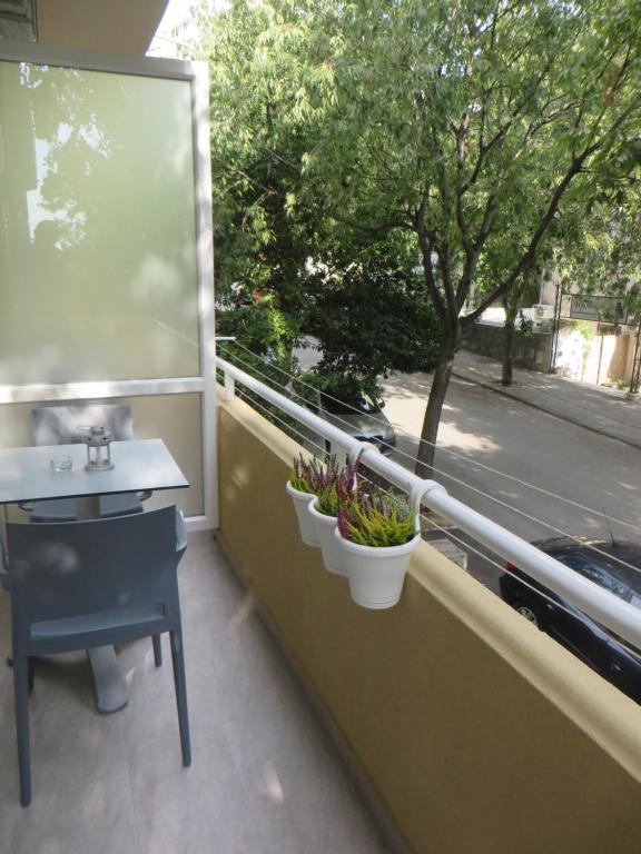 Balkón alebo terasa v ubytovaní Lugo Apartments