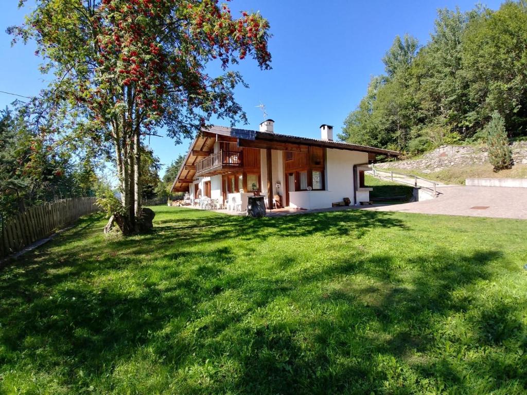 Zahrada ubytování Eco Chalet Nonno Silvano