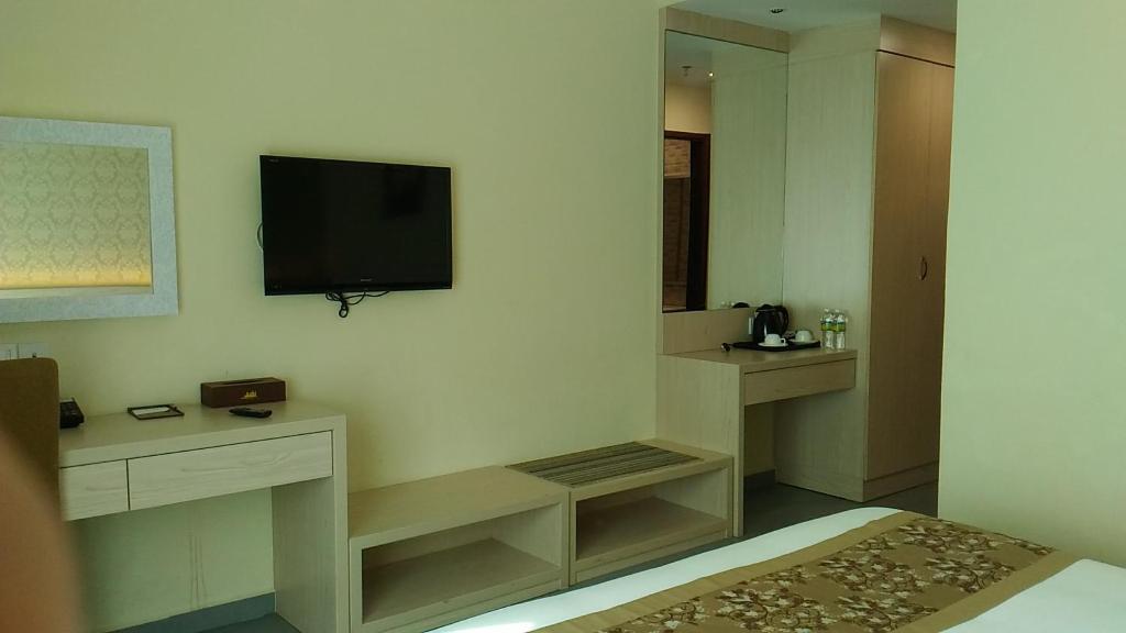 TV a/nebo společenská místnost v ubytování MidCity Hotel Melaka