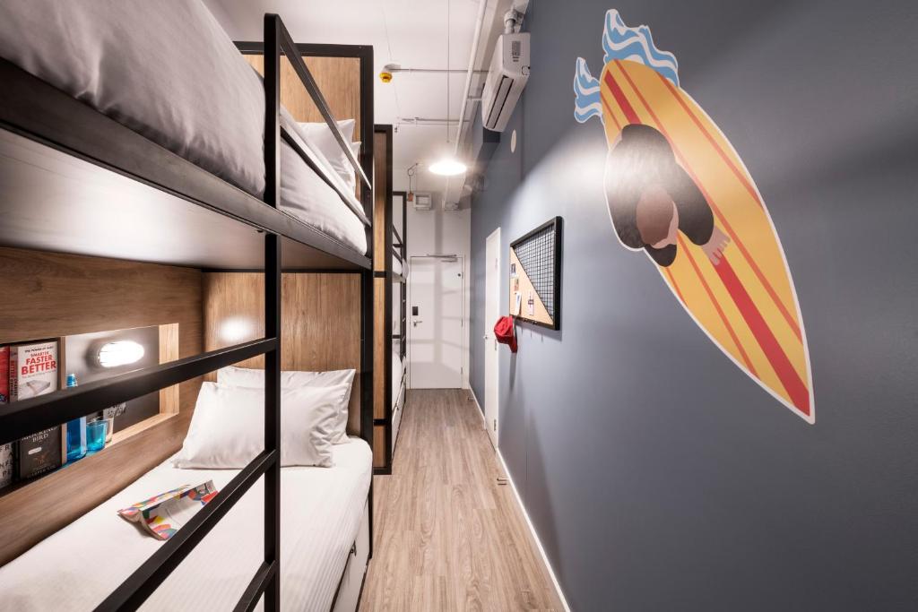 Postel nebo postele na pokoji v ubytování Hostel G Perth