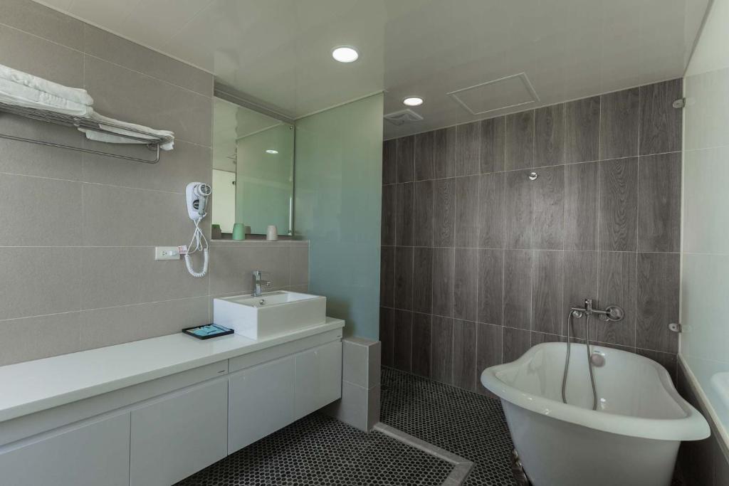 Koupelna v ubytování Tien Hsiang Lin Sea Dragon King Hotel