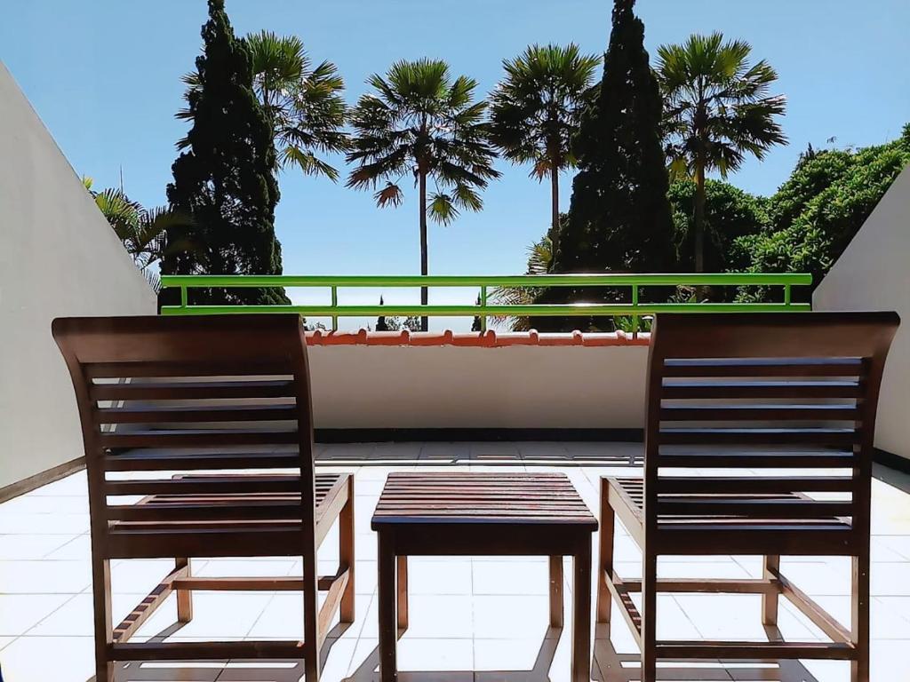 Balkón nebo terasa v ubytování Grand Whiz Hotel Bromo