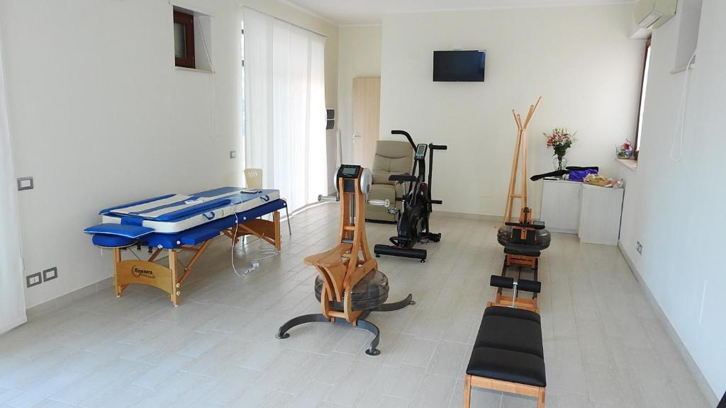 TV a/nebo společenská místnost v ubytování Hotel San Giorgio