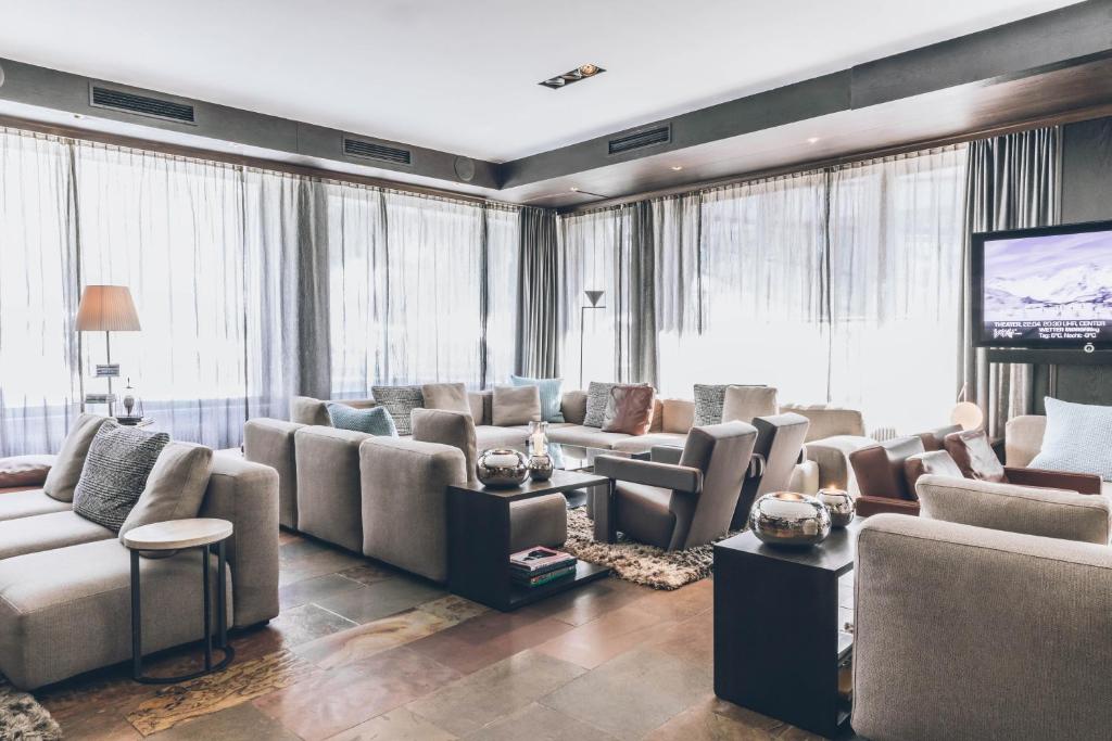 Posezení v ubytování Elizabeth Arthotel Adults Only