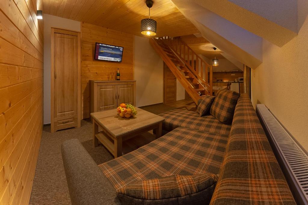 Posezení v ubytování Apartmány a Štúdia Villa Flora