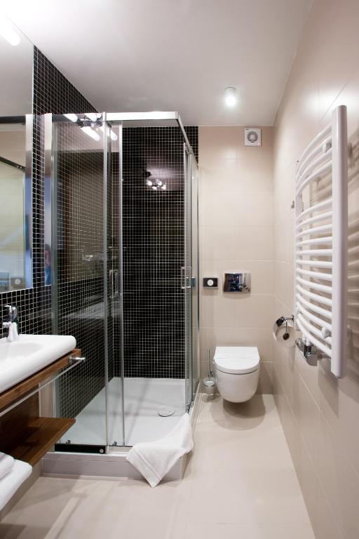 Koupelna v ubytování Hotel Gem