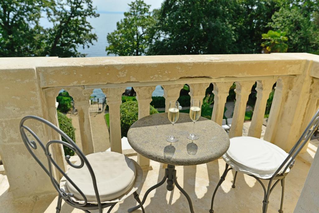 Balkón nebo terasa v ubytování Hotel Villa Astra