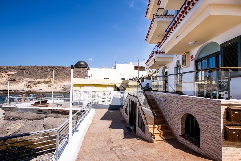 Balkón nebo terasa v ubytování Apartments La Caleta Sunrises