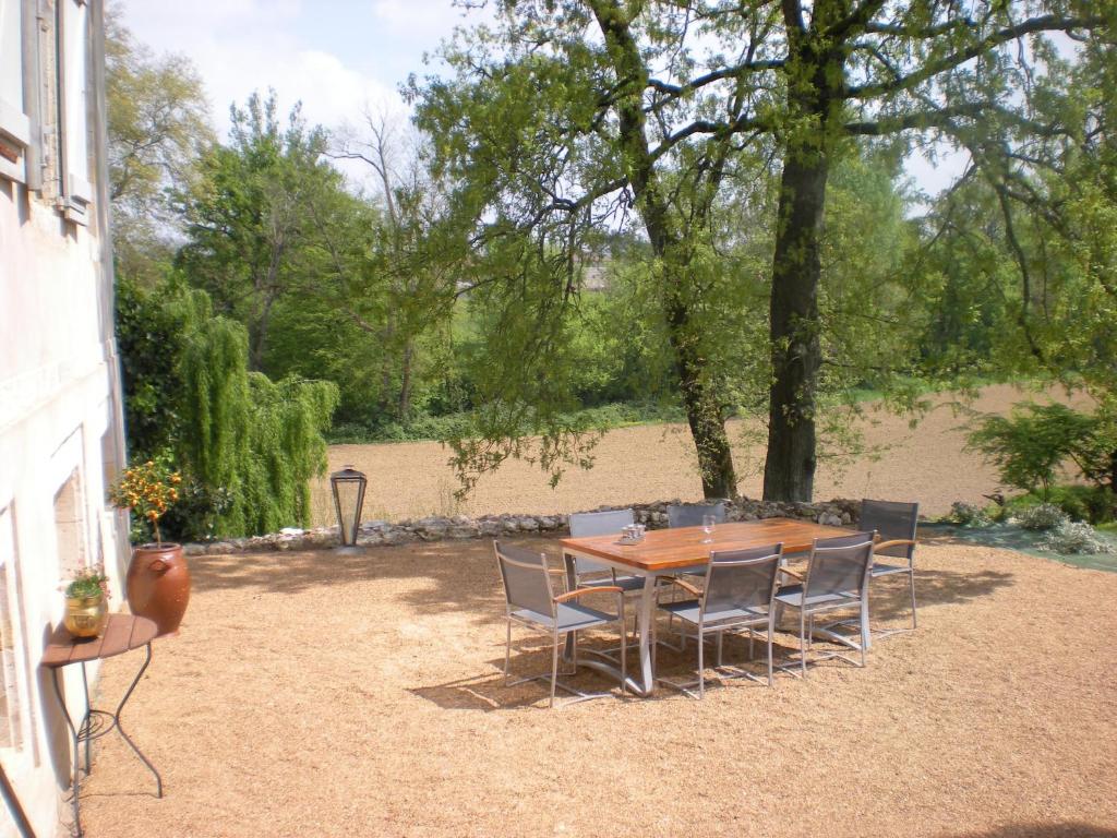 Zahrada ubytování Manoir Larcouillet