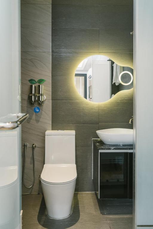Koupelna v ubytování A&R Boutique Hotel
