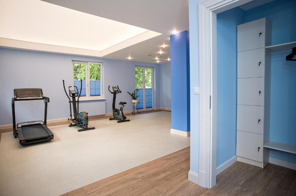 Fitness centrum a/nebo fitness zařízení v ubytování Baśniowa