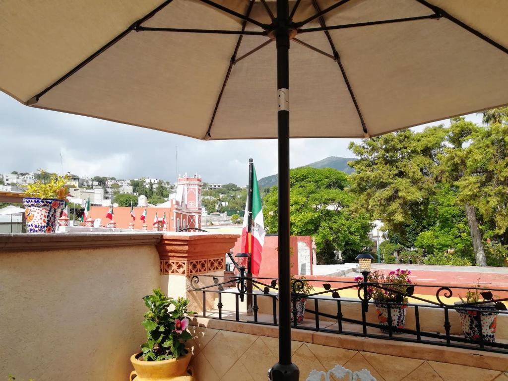 Balkón nebo terasa v ubytování Hotel Posada Maria Bonita