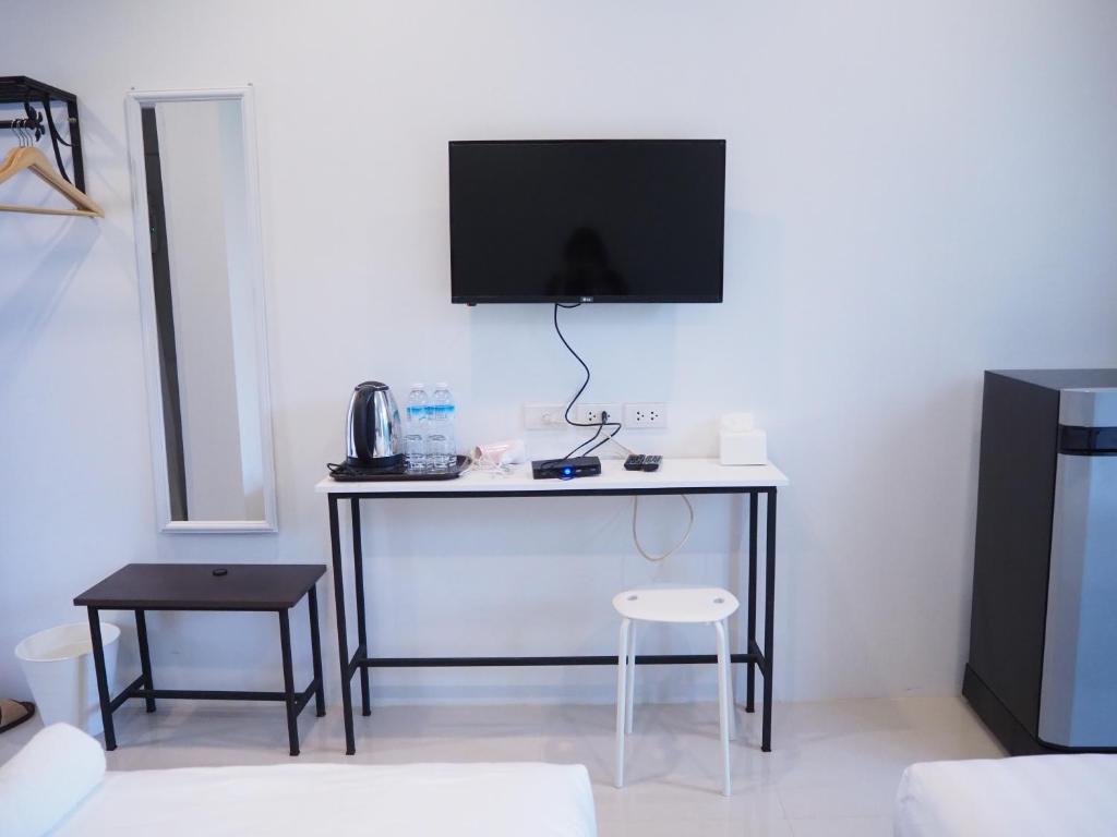 TV a/nebo společenská místnost v ubytování Kangsadan Resort