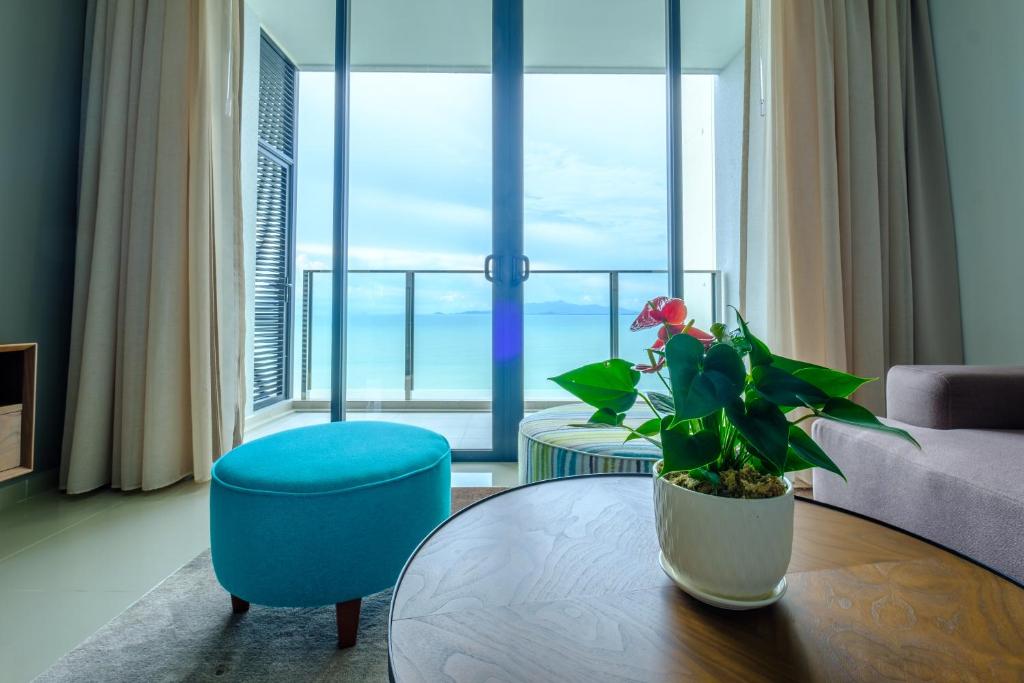 Posezení v ubytování Tanjung Point Residences